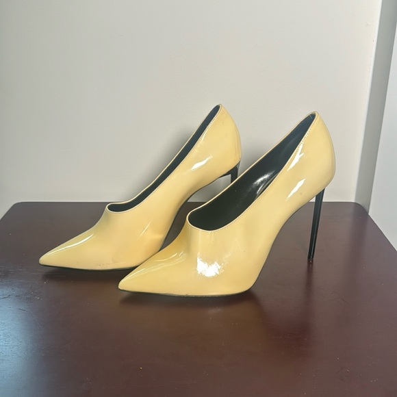 SAINT LAURENT  Teddy High-Vamp Patent Leather Pumps - Picture 3 of 6